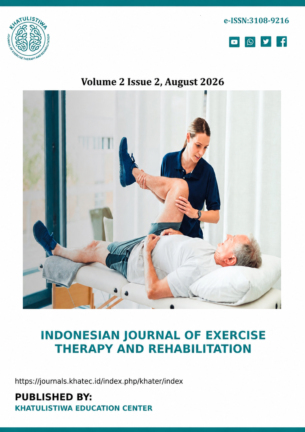					View Vol. 2 No. 2 (2026): Indonesian Journal Of Exercise Therapy And Rehabilitation
				